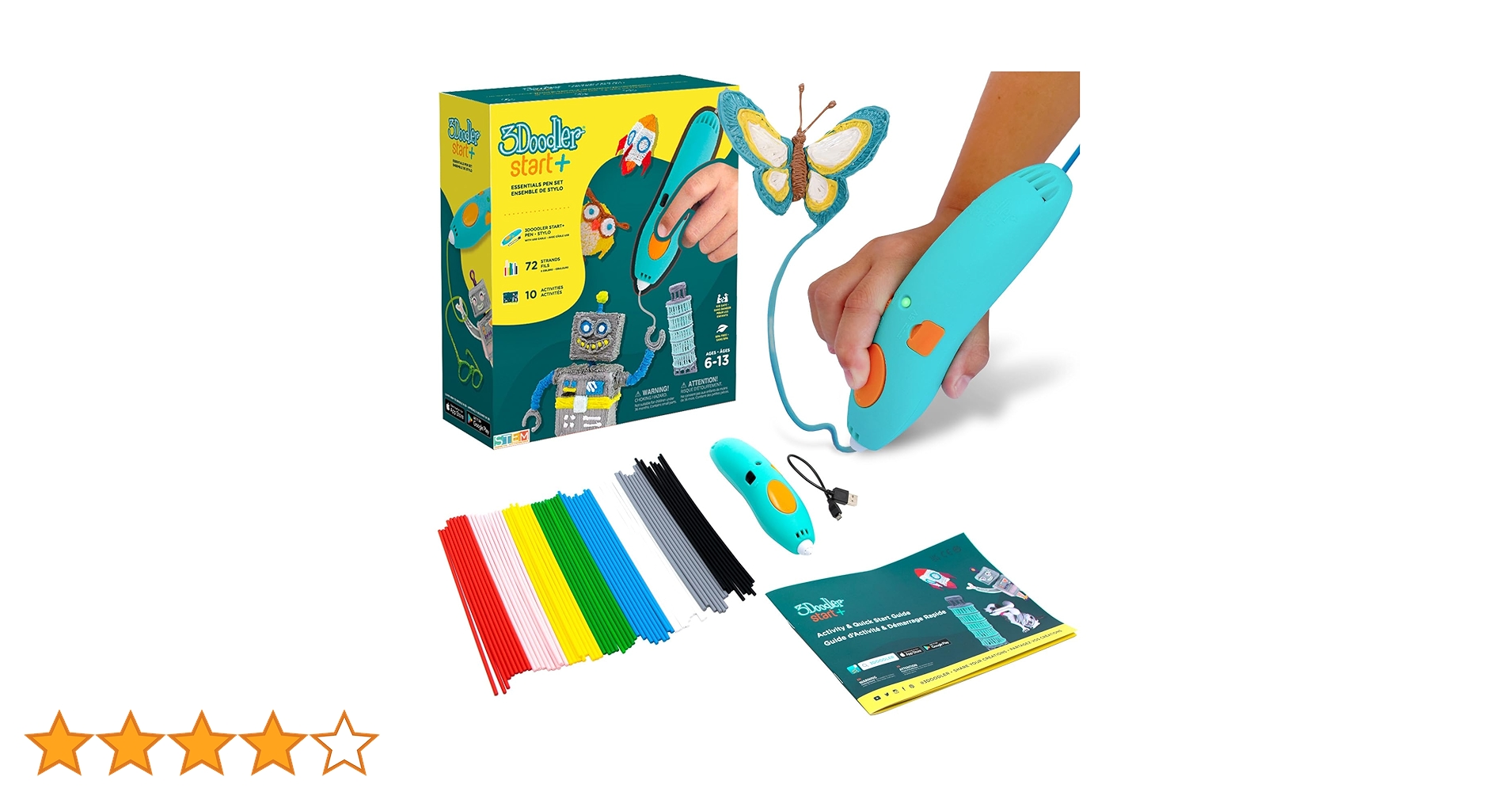 3Doodler - ペン型 3D 3Dペン Amazon.co.jp: 3doodler Create 3Dペン – 世界初3Dプリントペン – 究極